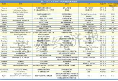 上半年批准29款新药，FDA创新七大看点